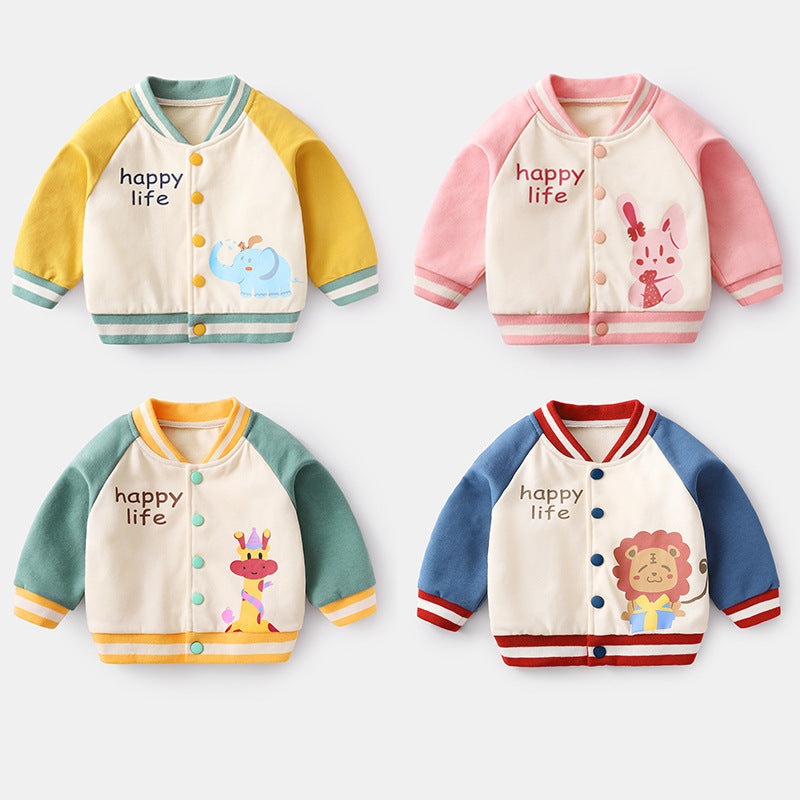 Höstjacka för barn – baseballstil
