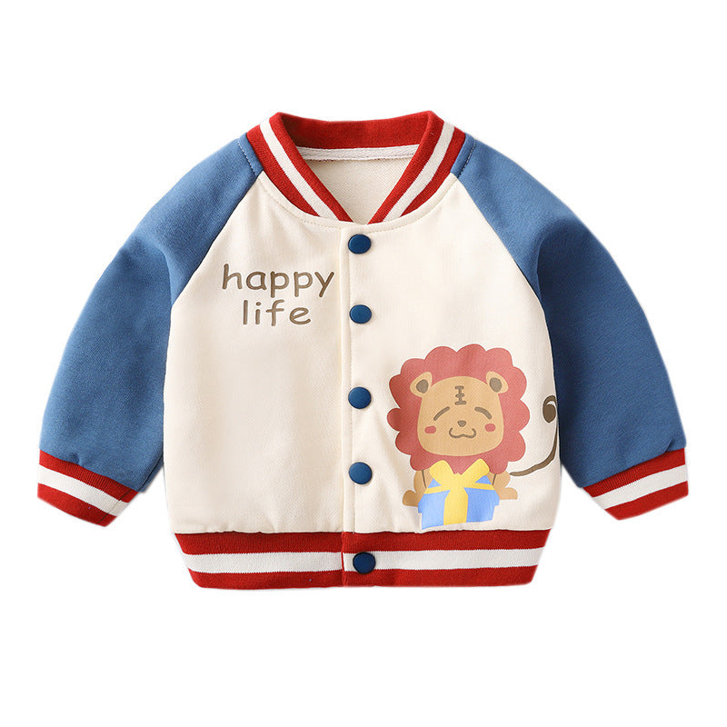 Höstjacka för barn – baseballstil