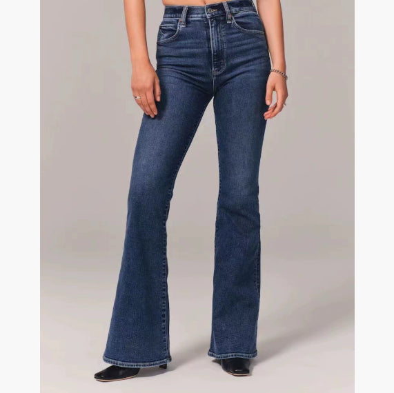 Elastiska Jeans för Dam – Lösa & Bekväma Vardagsjeans