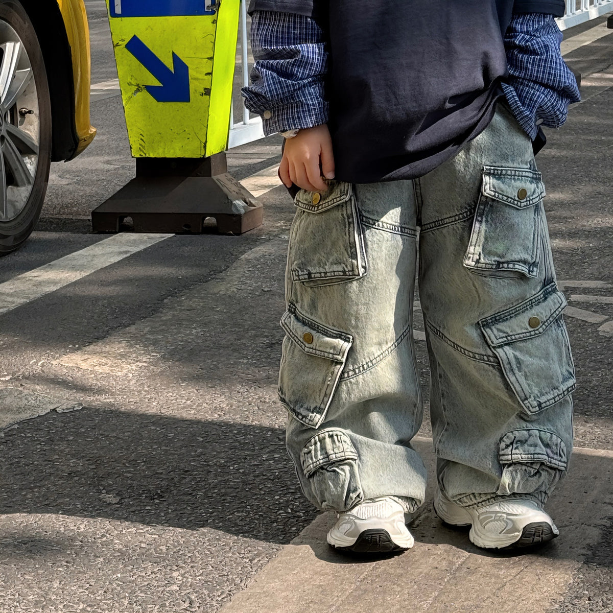 Trendig Jeansbyxa