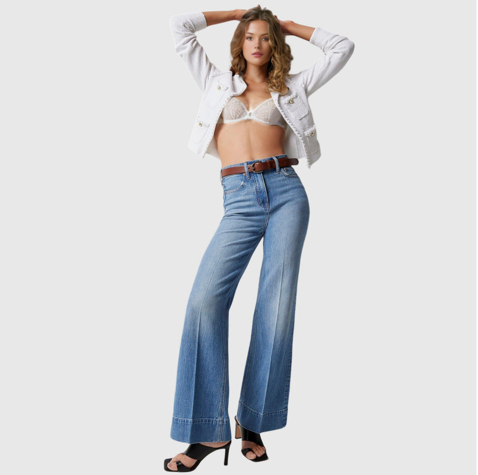 Elastiska Jeans för Dam – Lösa & Bekväma Vardagsjeans