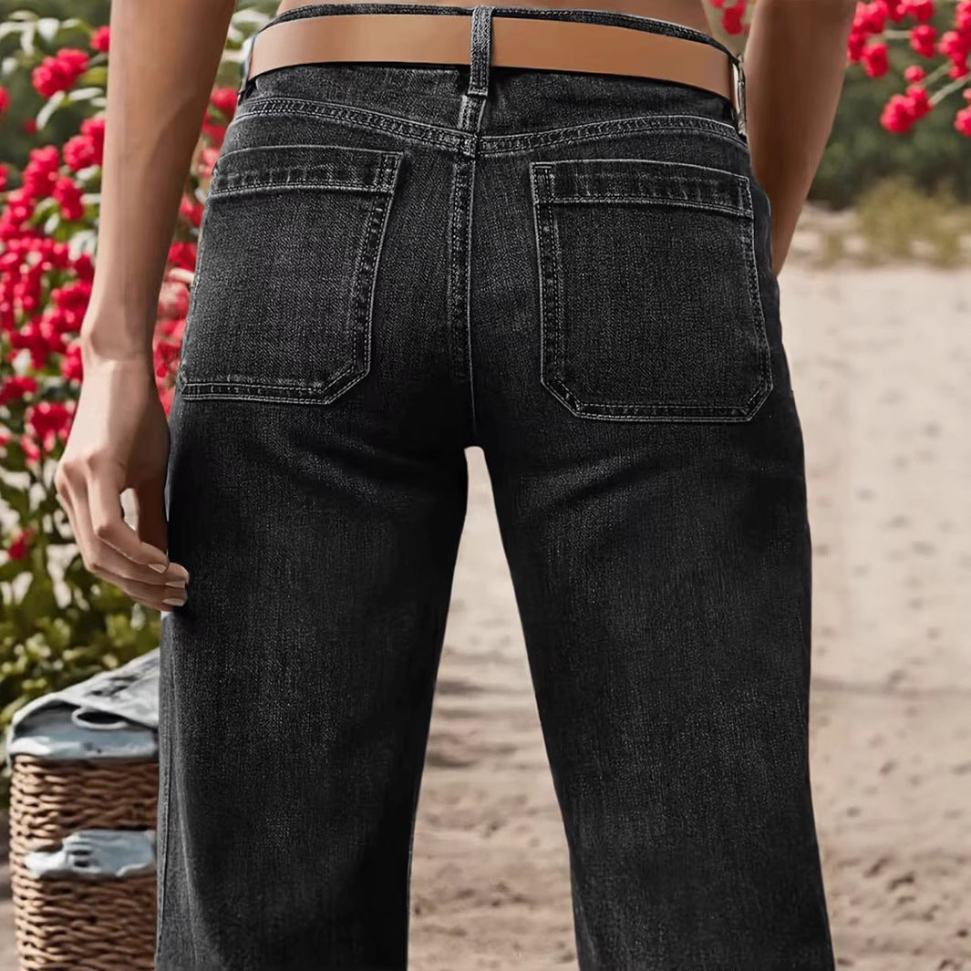 Trendiga jeans för dam – raka & vida ben som formar figuren perfekt