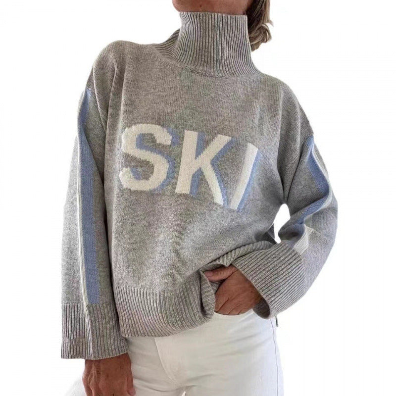Ski-tröja med krage
