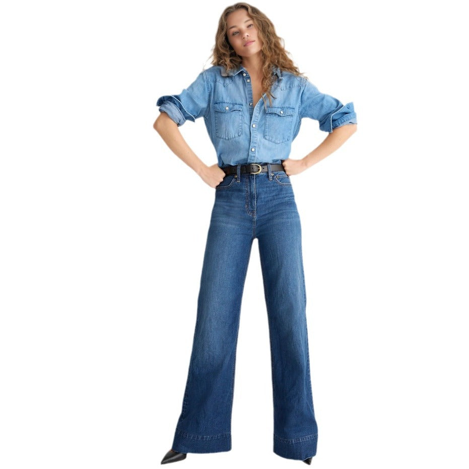 Elastiska Jeans för Dam – Lösa & Bekväma Vardagsjeans