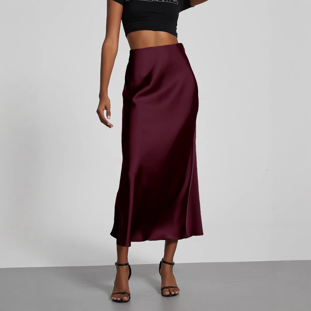 Elegant Satinkjol – Tidlös, Smickrande & Perfekt för Alla Tillfällen