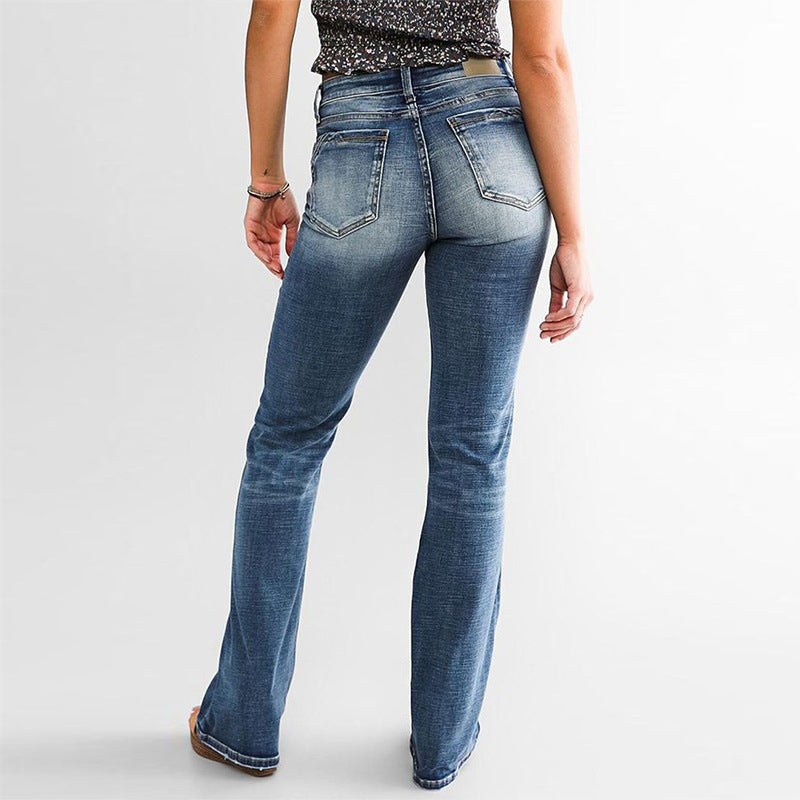 Stylade damjeans – europeisk och amerikansk stil
